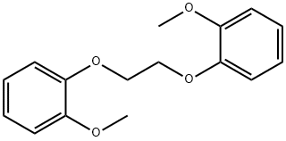 1,1'-[1,2-エタンジイルビス(オキシ)]ビス[2-メトキシベンゼン] 化学構造式