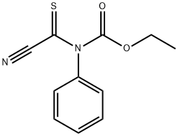 Carbamic  acid,  (cyanothioxomethyl)phenyl-,  ethyl  ester  (9CI) Structure