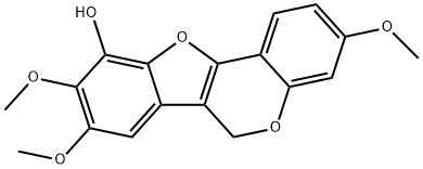 3,8,9-Trimethoxy-6H-benzofuro[3,2-c][1]benzopyran-10-ol|