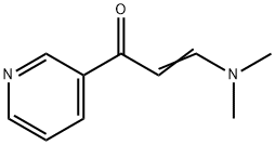 2-(ジメチルアミノ)ビニル3-ピリジルケトン 化学構造式