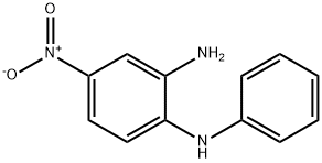 2-アミノ-4-ニトロ-N-フェニルアニリン 化学構造式