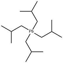 Tetrakis(2-methylpropyl)lead(IV) Structure