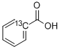 BENZOIC-1-13C ACID 化学構造式