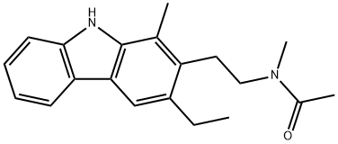 55320-31-5 N-[2-(3-Ethyl-1-methyl-9H-carbazol-2-yl)ethyl]-N-methylacetamide