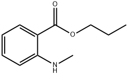 2-(Methylamino)benzoic acid propyl ester Struktur