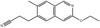 3-(3-ethoxy-7-methyl-isoquinolin-6-yl)propanenitrile Structure