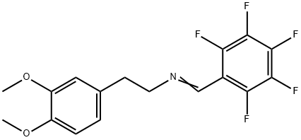 N-[2-(3,4-Dimethoxyphenyl)ethyl](pentafluorophenyl)methanimine Structure