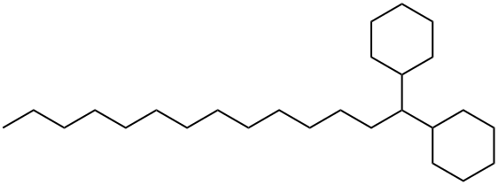 1,1'-Tetradecylidenebiscyclohexane 结构式