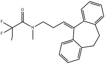 Acetamide, N-[3-(10,11-dihydro-5H-dibenzo[a,d]cyclohepten-5-ylidene)pr opyl]-2,2,2-trifluoro-N-methyl- Structure