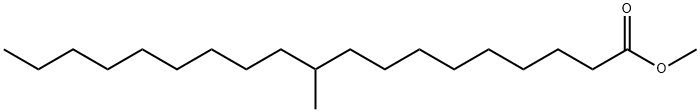 10-メチルノナデカン酸メチル 化学構造式