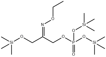 Phosphoric acid, 2-(ethoxyimino)-3-[(trimethylsilyl)oxy]propyl bis(tri methylsilyl) ester, (Z)-,55334-94-6,结构式