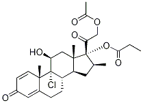 9-Chloro-11β,17,21-trihydroxy-16β-Methylpregna-1,4-diene-3,20-dione 21-Acetate 17-Propionate