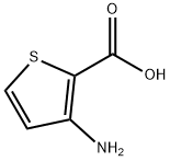 3-Aminothiophene-2-carboxylic acid Struktur