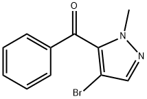 Pyrazole, 5-benzoyl-4-bromo-1-methyl- Structure