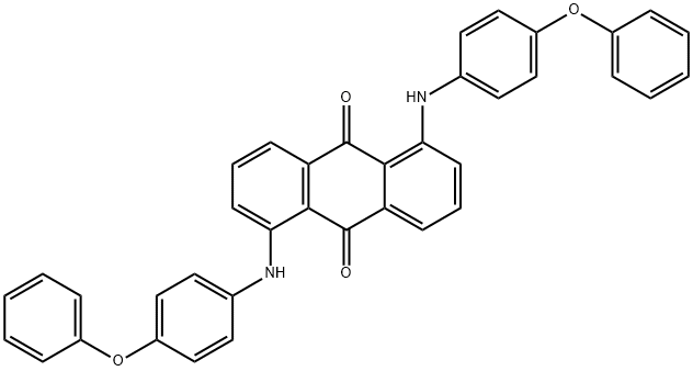 1,5-bis[(4-phenoxyphenyl)amino]anthraquinone 结构式