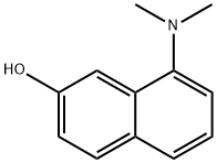 1-(N-dimethyl)amino-7-naphthol 化学構造式