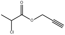 2-クロロプロピオン酸2-プロピニル 化学構造式