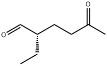 Hexanal, 2-ethyl-5-oxo-, (2S)- (9CI) Struktur