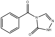 3H-1,2,4-Triazol-3-one,  4-benzoyl-2,4-dihydro-,553653-88-6,结构式