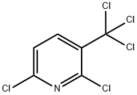 2,6-二氯-3-(三氯甲基)吡啶, 55366-30-8, 结构式