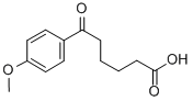 6-(4-甲氧基苯基)-6-氧代己酸, 5537-76-8, 结构式