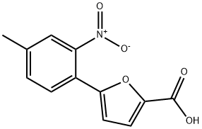 5-(4-METHYL-2-NITRO-PHENYL)-FURAN-2-CARBOXYLIC ACID Struktur