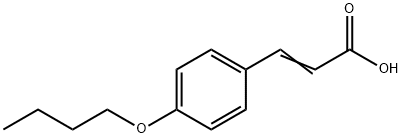 3-(4-BUTOXYPHENYL)-2-PROPENOIC ACID Structure