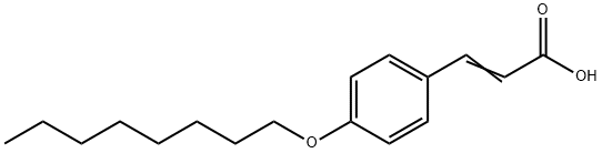 4-OCTYLOXYCINNAMIC ACID Structure