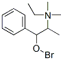 (-)-N-Methyl-N-ethylephedrine bromide Struktur