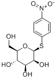 4-Nitrophenylb-D-thiomannopyranoside Struktur