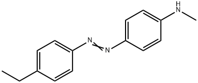 p-(4-Ethylphenylazo)-N-methylaniline 结构式