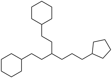 3-(3-Cyclopentylpropyl)-1,5-dicyclohexylpentane,55401-70-2,结构式