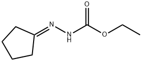 2-Cyclopentylidenehydrazine-1-carboxylic acid ethyl ester,55401-89-3,结构式