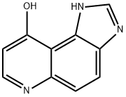 1H-Imidazo[4,5-f]quinolin-9-ol(9CI) Struktur