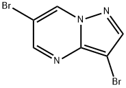 3,6-Dibromopyrazolo[1,5-a]pyrimidine Structure