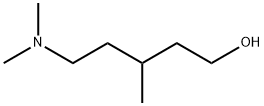 5-Dimethylamino-3-methyl-pentanol Struktur