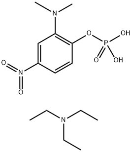 2-(N,N-Dimethylamino)-4-nitrophenyl Phosphate Triethylamine Salt 化学構造式