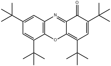 2,4,6,8-Tetra-tert-butyl-1H-phenoxazin-1-one Structure