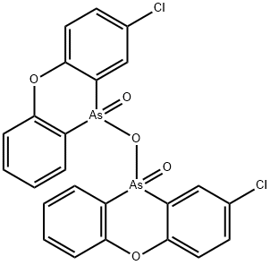 10,10'-Oxybis(2-chloro-10H-phenoxarsine 10-oxide) Struktur