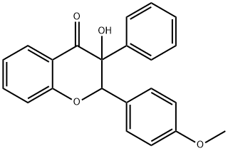 2,3-Dihydro-3-hydroxy-2-(4-methoxyphenyl)-3-phenyl-4H-1-benzopyran-4-one,55429-42-0,结构式