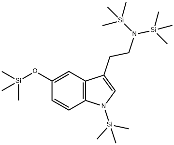55429-74-8 N,N,1-Tris(trimethylsilyl)-5-[(trimethylsilyl)oxy]-1H-indole-3-ethanamine