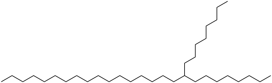 9-オクチルヘキサコサン 化学構造式