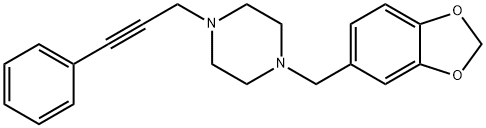 55436-42-5 1-(3,4-Methylenedioxybenzyl)-4-(3-phenyl-2-propynyl)piperazine