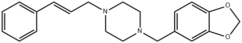 1-(3,4-메틸렌디옥시벤질)-4-[(E)-3-페닐알릴]피페라진