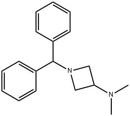 (1-BENZHYDRYLAZETIDIN-3-YL)DIMETHYLAMINE 化学構造式