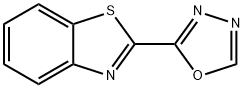 Benzothiazole, 2-(1,3,4-oxadiazol-2-yl)- (9CI) 化学構造式