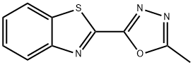 Benzothiazole, 2-(5-methyl-1,3,4-oxadiazol-2-yl)- (9CI) Struktur