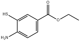 Benzoic acid, 4-aMino-3-Mercapto-, ethyl ester 化学構造式