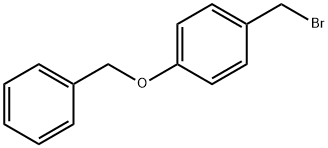 4-ベンジルオキシベンジルブロミド 化学構造式
