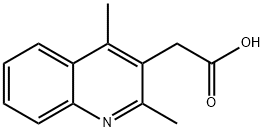 3-Quinolineaceticacid,2,4-dimethyl-(9CI) Structure